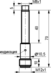 Габариты ISN EC14B-32P-4-LS4